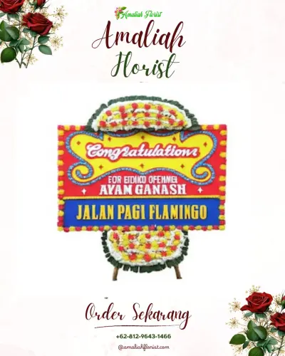Bunga Papan Congratulation di Kebonpedes